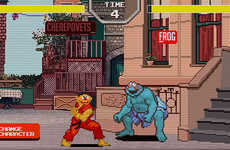 Brawling Muppet-Typing Games