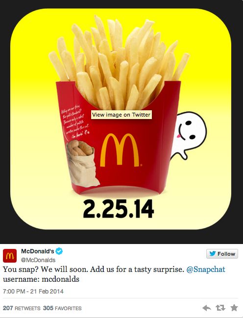 Fast Food Launching Snaps