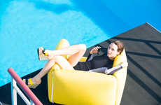 Cushioned Poolside Furniture