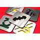 Steel Superhero Insignia Coasters Image 2