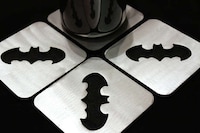 Steel Superhero Insignia Coasters Image 4