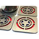 Steel Superhero Insignia Coasters Image 7