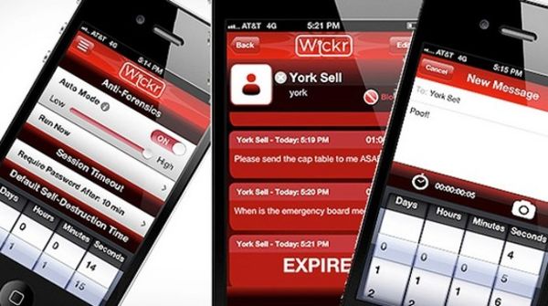 Self-Destructing Messaging Apps