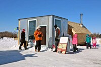 Artsy Ice Fishing Huts Image 3