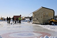 Artsy Ice Fishing Huts Image 5