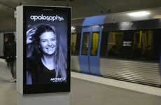 Interactive Hair-Blowing Subway Ads