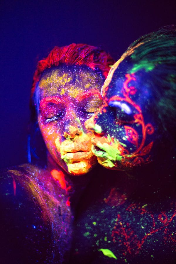 Cosmic Body Paint Photographs