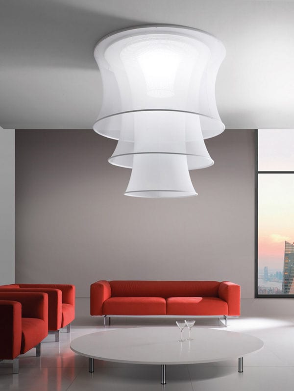 Diaphanous Tiered Lighting