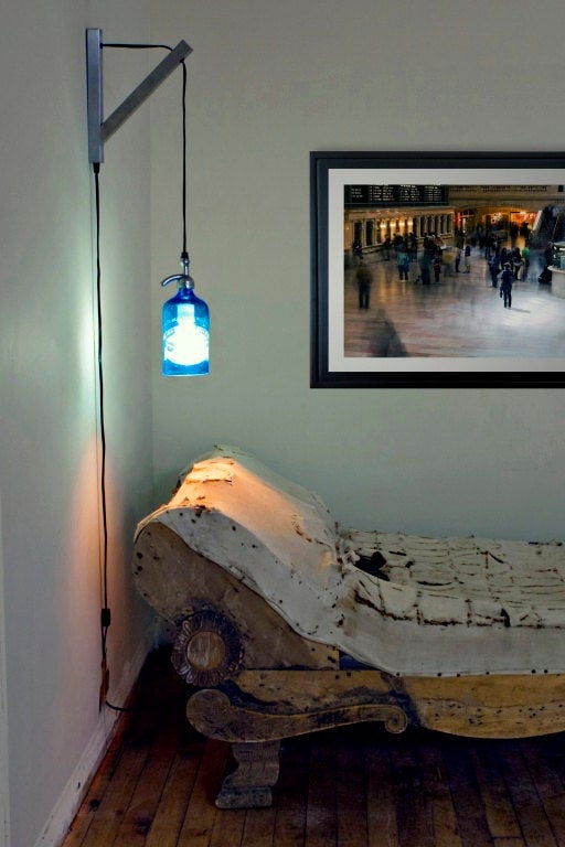 Modern Seltzer Bottle Lighting