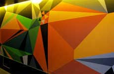 Neon Geometric Wall Art