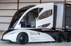 Futurisitic Aerodynamic Trucks