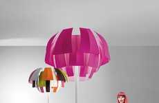 Deceptively Floating Lampshades