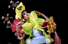 Funky Floral Collage Editorials