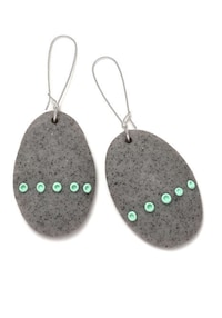 Stunning Kaleidoscopic Clay Earrings Image 3