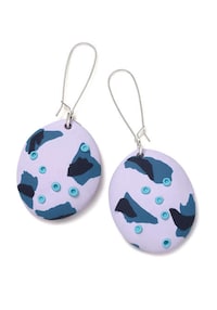 Stunning Kaleidoscopic Clay Earrings Image 4