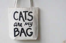 Feline Obsession-Professing Totes