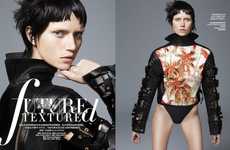 Futuristically Textured Fashion