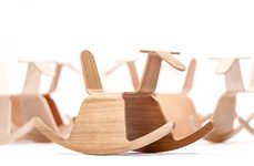 Origami-Inspired Rocking Chairs