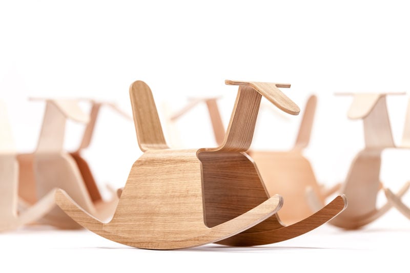 Origami-Inspired Rocking Chairs