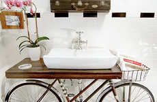 Bike-Infused Bathrooms