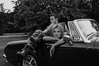 Greyscale Biker Chick Editorials Image 7
