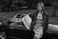 Greyscale Biker Chick Editorials Image 8