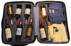 Trackable Wine Suitcases