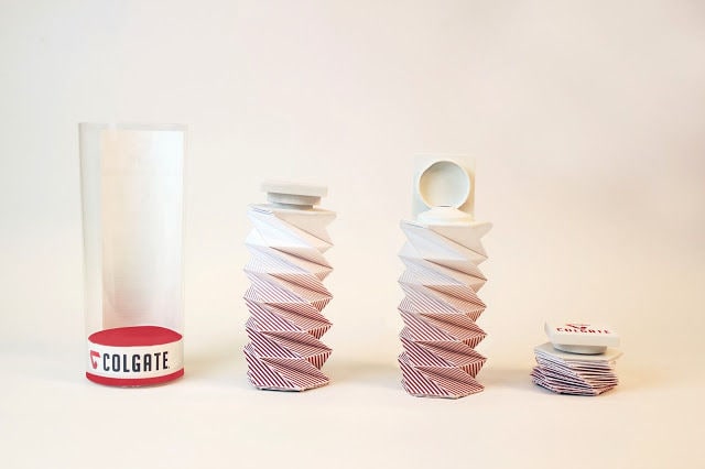 Accordion Toothpaste Branding