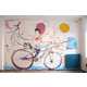 Whimsical Vibrant Bicycle Murals Image 5