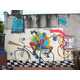 Whimsical Vibrant Bicycle Murals Image 8