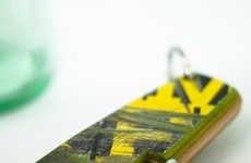 Recycled Skateboard Bottle Openers