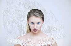 3D-Printed Ice Queen Fashion
