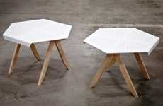 Perforated Geometric Furniture