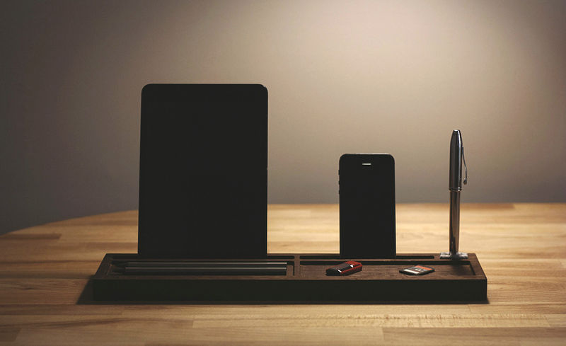 Minimalist Wooden Desk Organizers