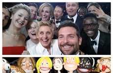 Inflated Oscars Selfie Recreations