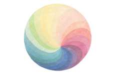 Rainbow Pinwheel Rugs