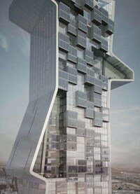 Asymmetrical Vertical Architecture Image 2