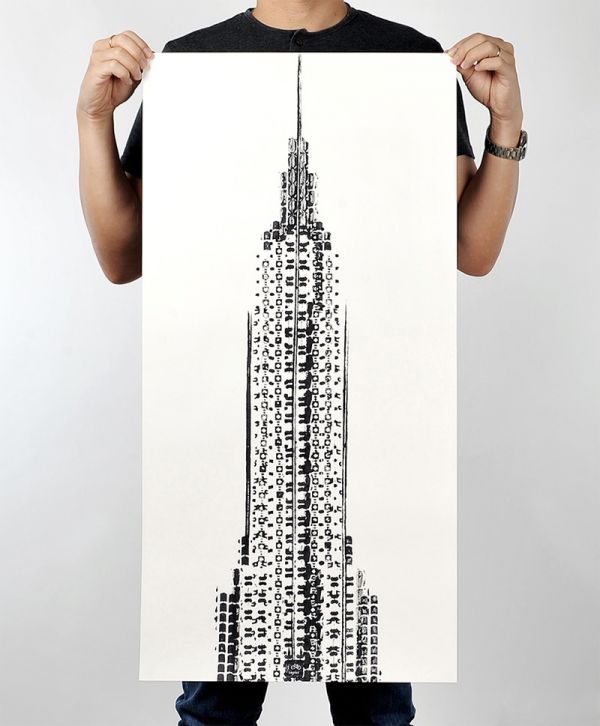 Cityscape Bicycle Art