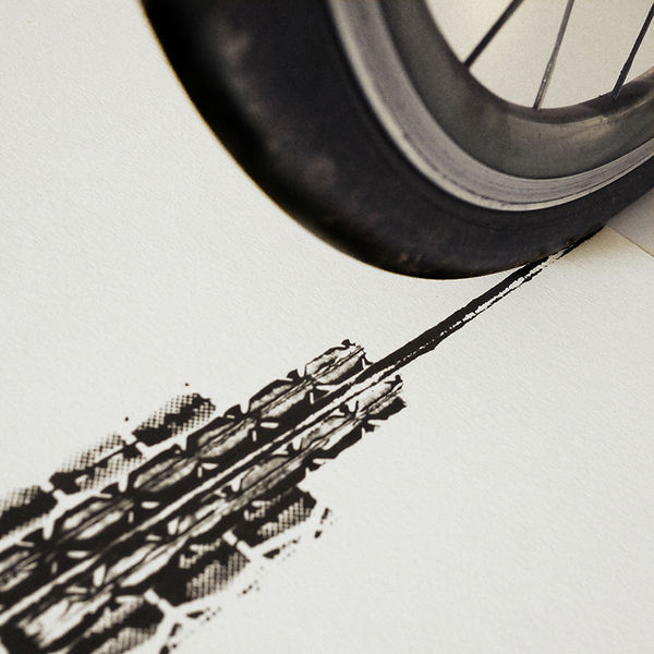 Tire Track Art Prints