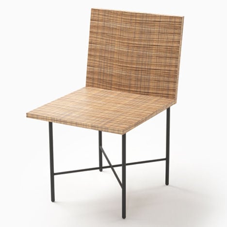 Printed Wood Grain Chairs