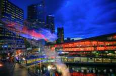 Multicolored Aerial Sculptures