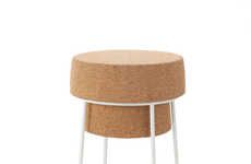 Champagne Cork-Styled Stools