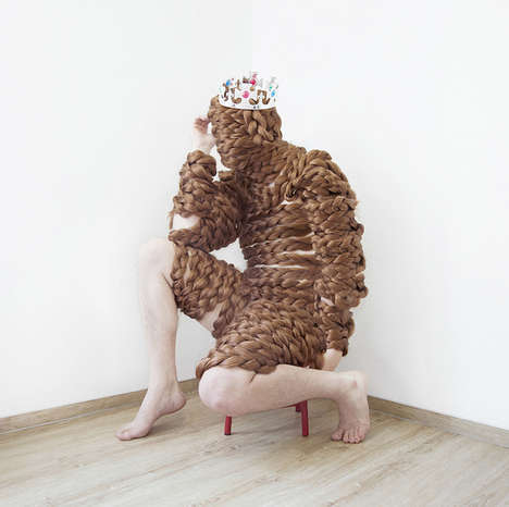 Unusually Hairy Self-Portraits