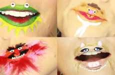 Puppet-Inspired Lip Art
