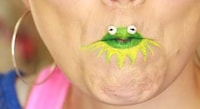 Puppet-Inspired Lip Art Image 8