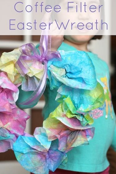 Artsy Mulitcolored Easter Wreaths