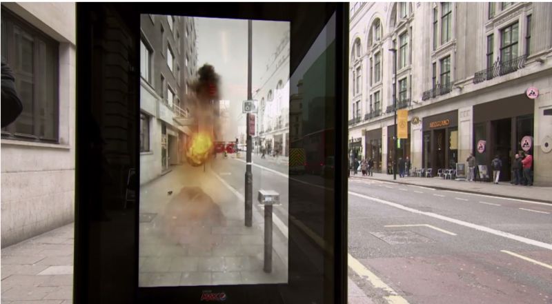 Augmented Reality Bus Ads