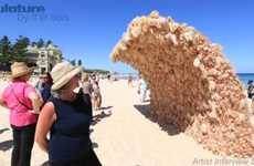 Tsunami-Like Barbie Sculptures