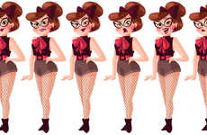 Perky Pin-Up Illustrations