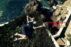 Glam Seaside Fashion Ads